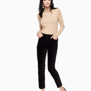 kate spade stretch velveteen pant 00